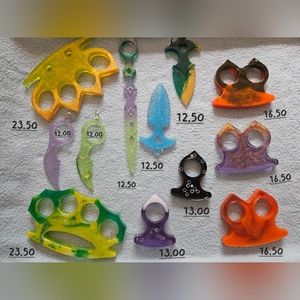 Resin Crafted Self Defense Items